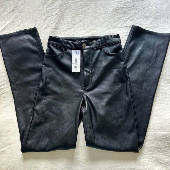 NWT Dynamite Gisele Faux Leather Pants - Picture 4 of 7